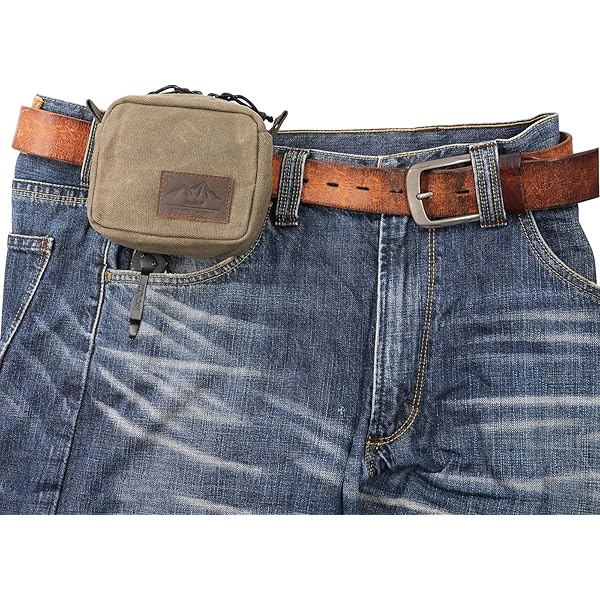 Amazon.com | diodrio Belt Zipper Pouches for Men Women Compact EDC